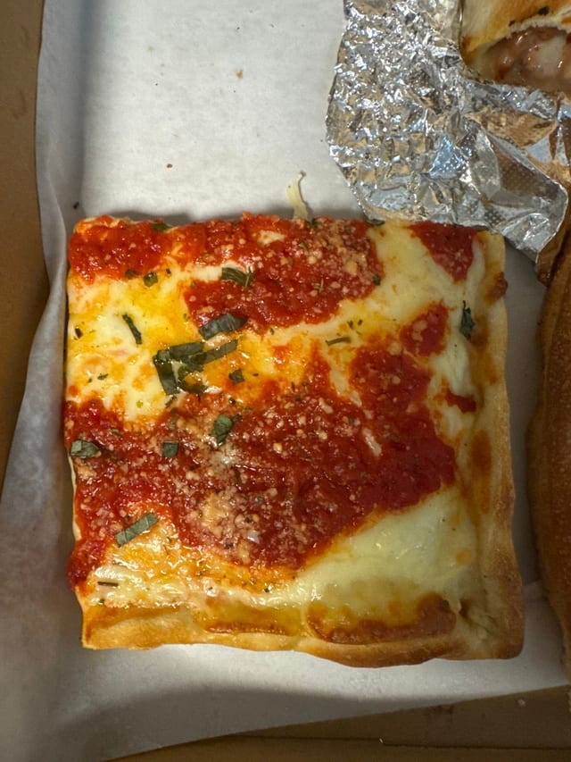 Grandma Pizza Slice.