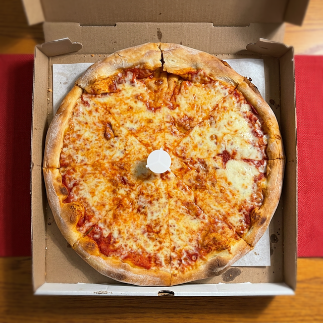 Buy a Large Regular Cheese Pizza & Get the Second 50% Off Special.